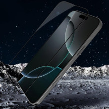 Защитное стекло Nillkin (CP+ max 3D) (full glue) для Apple iPhone 16 Pro (6.3") – Черный