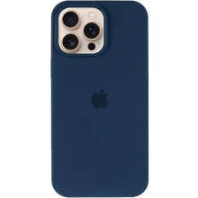 Чохол Silicone Case Full Protective (AA) для Apple iPhone 16 Pro (6.3") – Синій