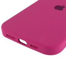 Чохол Silicone Case Full Protective (AA) для Apple iPhone 16 Pro (6.3") – Малиновий