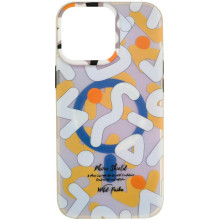 TPU чехол Pastel Chaos with MagSafe для Apple iPhone 16 Pro (6.3") – Белый