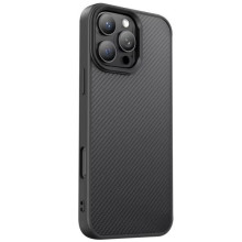 TPU чохол Carbon Protective with Magsafe для Apple iPhone 16 Pro (6.3") – Чорний