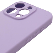 Чехол Silicone Case Full Camera Protective (AA) для Apple iPhone 16 Pro (6.3") – Сиреневый