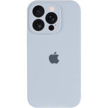 Чехол Silicone Case Full Camera Protective (AA) для Apple iPhone 16 Pro (6.3") – Голубой