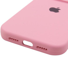 Чехол Silicone Case Full Camera Protective (AA) для Apple iPhone 16 Pro (6.3") – Розовый