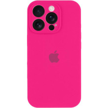 Чохол Silicone Case Full Camera Protective (AA) для Apple iPhone 16 Pro (6.3") – Рожевий