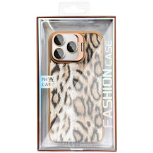 Чохол TPU+PC Wild Leopard with MagSafe and Lens для Apple iPhone 16 Pro (6.3") – Brown
