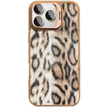 Чохол TPU+PC Wild Leopard with MagSafe and Lens для Apple iPhone 16 Pro (6.3") – Brown