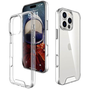 Чехол TPU Space Case transparent для Apple iPhone 16 Pro (6.3") – Прозрачный