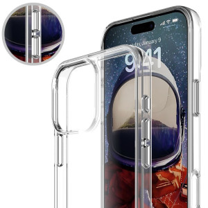 Чехол TPU Space Case transparent для Apple iPhone 16 Pro (6.3") – Прозрачный