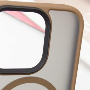 TPU+PC чехол Metal Buttons with MagSafe для Apple iPhone 16 Pro (6.3")