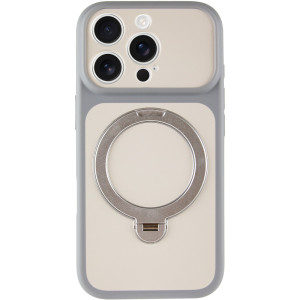 Чохол Ummi Full Camera with Magnetic Fit HQ Ring для Apple iPhone 16 Pro (6.3") – Сірий