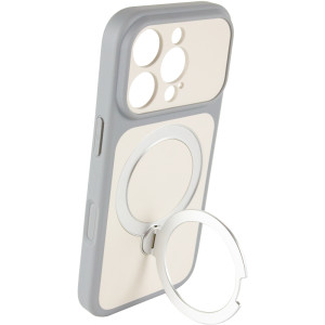 Чохол Ummi Full Camera with Magnetic Fit HQ Ring для Apple iPhone 16 Pro (6.3") – Сірий