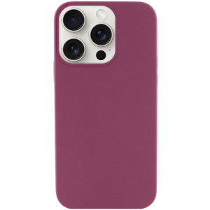 Чохол Silk (AA) NO LOGO with Magnetic Fit для Apple iPhone 16 Pro (6.3") – Бордовий