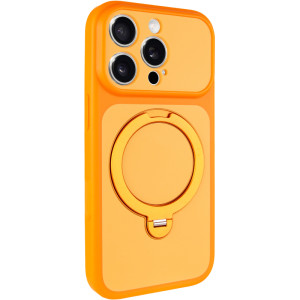 Чохол Ummi Full Camera with Magnetic Fit HQ Ring для Apple iPhone 16 Pro (6.3") – Помаранчевий