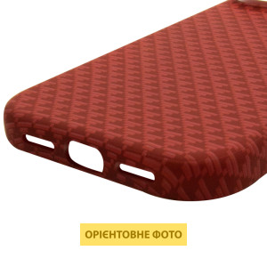 Чохол TPU+PC KVZV Triangular Pattern with Magnetic Fit для Apple iPhone 16 Pro (6.3") – Червоний