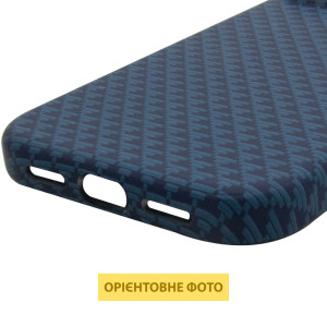 Чохол TPU+PC KVZV Triangular Pattern with Magnetic Fit для Apple iPhone 16 Pro (6.3") – Blue