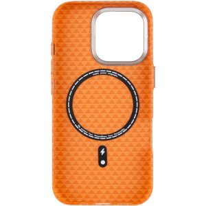 Чохол TPU+PC KVZV Triangular Pattern with Magnetic Fit для Apple iPhone 16 Pro (6.3")