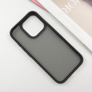 TPU+PC чохол Metal Buttons для Apple iPhone 16 Pro (6.3") – Чорний