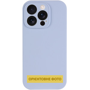 Чехол Silk Full Camera (AA) NO LOGO with Magnetic Fit для Apple iPhone 16 Pro (6.3") – Голубой