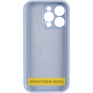 Чехол Silk Full Camera (AA) NO LOGO with Magnetic Fit для Apple iPhone 16 Pro (6.3") – Голубой