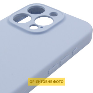 Чехол Silk Full Camera (AA) NO LOGO with Magnetic Fit для Apple iPhone 16 Pro (6.3") – Голубой