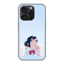 Чехол с персонажами АНИМЕ на iPhone 16 Pro – Мицуха