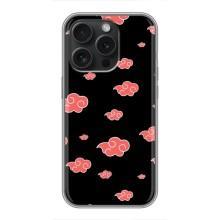 Чехлы Персонажи Аниме Наруто для iPhone 16 Pro (AlphaPrint) – Тучки Аниме