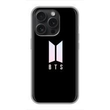 Чехлы BTS для iPhone 16 Pro (AlphaPrint) – Лого BTS