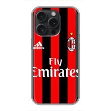 Чехлы для iPhone 16 Pro (VPrint) - Футбольные клубы (Milan)