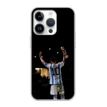 Чехлы Лео Месси Аргентина для iPhone 16 Pro (Лео Чемпион)