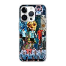 Чехлы Лео Месси Аргентина для iPhone 16 Pro (Месси в сборной)