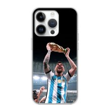 Чехлы Лео Месси Аргентина для iPhone 16 Pro (Счастливый Месси)