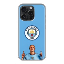 Чехлы с футболистом Ерлинг Холанд для iPhone 16 Pro (AlphaPrint) (Холанд Манчестер Сити)