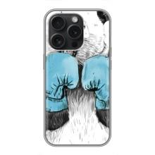 Чехлы с Пандами на iPhone 16 Pro – Панда боксер