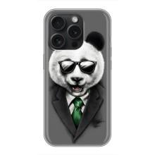 Чехлы с Пандами на iPhone 16 Pro – Панда в очках