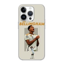 Чехлы с принтом для iPhone 16 Pro – Беллингем Реал