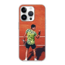 Чехлы с принтом Спортивная тематика для iPhone 16 Pro (Алькарас Теннисист)
