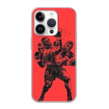Чехлы с принтом Спортивная тематика для iPhone 16 Pro – Тайсон Бокс
