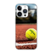 Чехлы с принтом Спортивная тематика для iPhone 16 Pro (Теннисный корт)