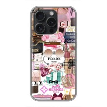 Чехол (Dior, Prada, YSL, Chanel) для iPhone 16 Pro (Бренды)