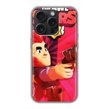 Чехол для iPhone 16 Pro Бравл Старс (VPrint) – Дуэлянт Кольт