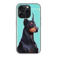 Чехол ДОБЕРМАН для iPhone 16 Pro – Король доберман