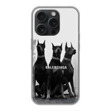 Чехол ДОБЕРМАН для iPhone 16 Pro – Три добермана