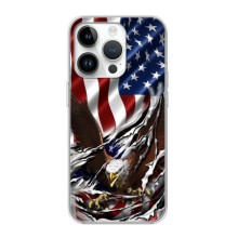 Чехол Флаг USA для iPhone 16 Pro (Флаг USA)