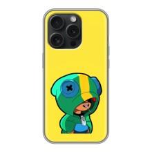 Чохол Бравл Старс для iPhone 16 Pro – Леон (LEON)