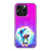 Чохол Бравл Старс для iPhone 16 Pro – Леон у костюмі Акули