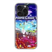 Чохол майнкрафт для iPhone 16 Pro – MINECRAFT