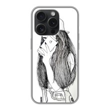 Чехол с печатью для iPhone 16 Pro - (Мода) (AlphaPrint) (Фото девочки)