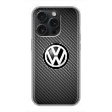 Чехол "Фольксваген" для iPhone 16 Pro – На карбоне