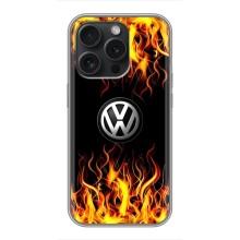 Чехол "Фольксваген" для iPhone 16 Pro – Огненный Лого